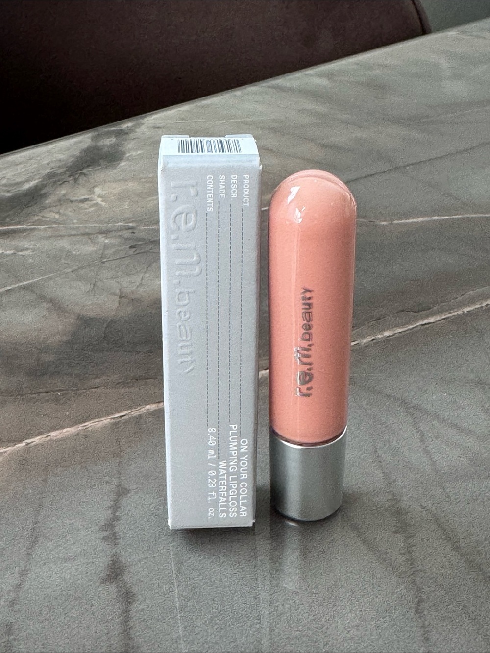On Your Collar Plumping Lipgloss by r.e.m. beauty, 0.28oz - Away Message